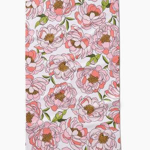 peony paradise geometry towel