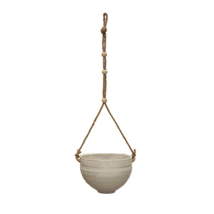 7" demi hanging planter